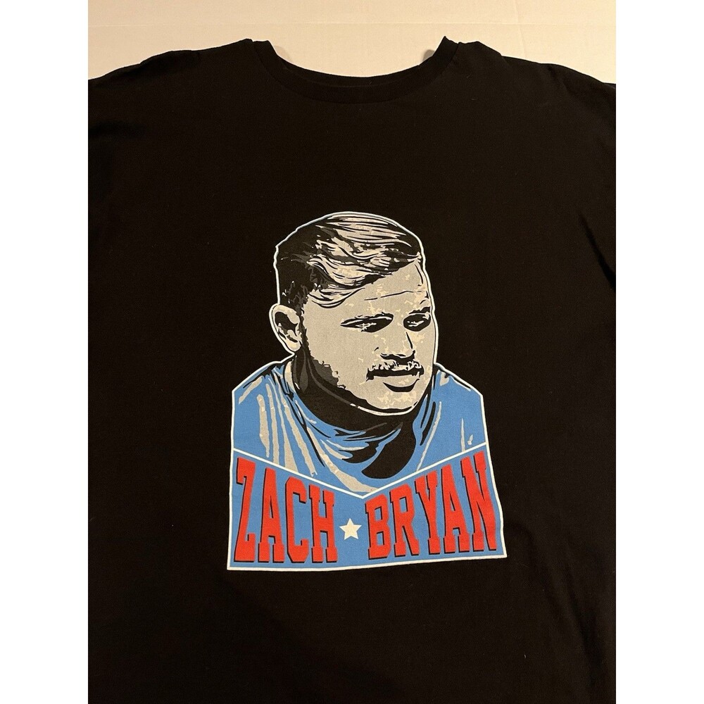 Zach Bryan Double Sided Country Music Concert Tour Album T-Shirt Tee XL Black - Picture 4 of 8